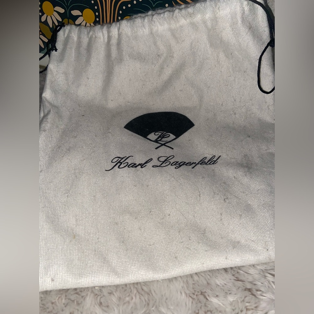 Karl Lagerfeld Vintage (1995) Black Handbag EUC - Picture 13 of 16